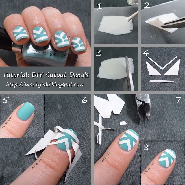 Cutout Decal Nails