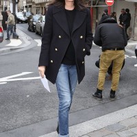 Emmanuelle Alt in the Cat Bootie
