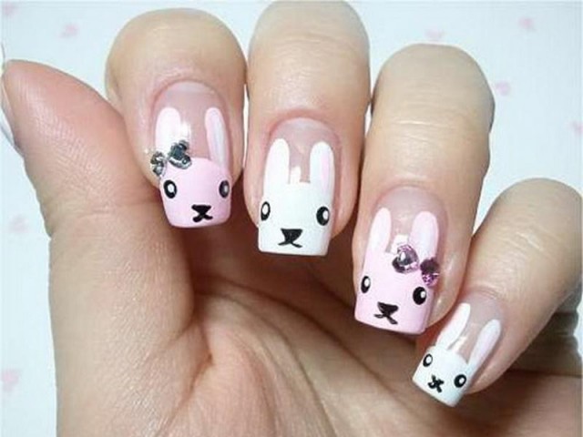 Funny Bunny Nails