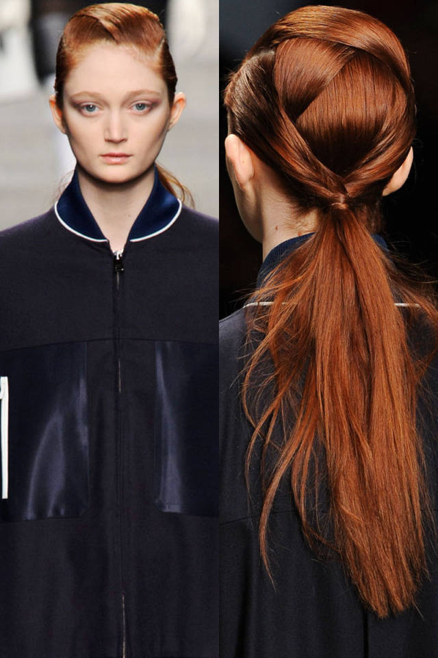 Hit the Trend with Ponytails: Into-Pieces Ponytail