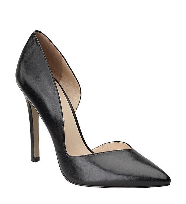 Black Leather Heel ($79)