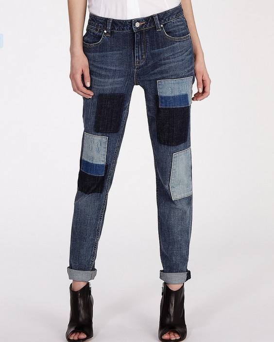 Karen Millen Jeans Patched Denim Collection