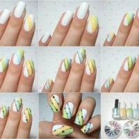 Tri-colored Nails