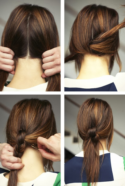 Knotted Pony - 15 Ways to Make Cute Ponytails