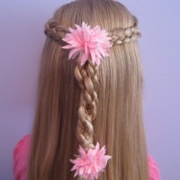 Braided Hairstyle for Little Girls via