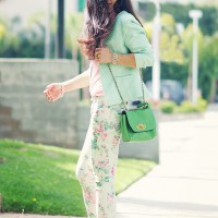 Best Combination Ideas about Floral Pants: Black Floral