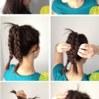 Braided bun via