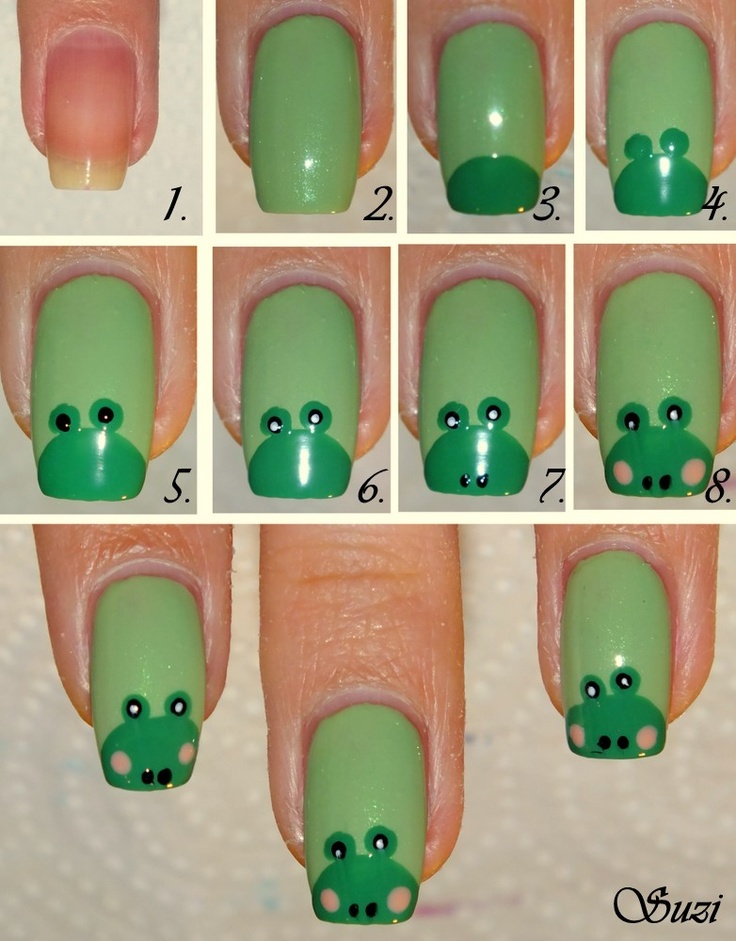 Cute Frog Nails