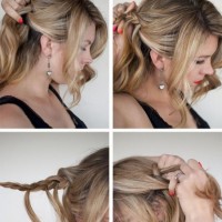 DIY Waterfall Plait Hairstyle via