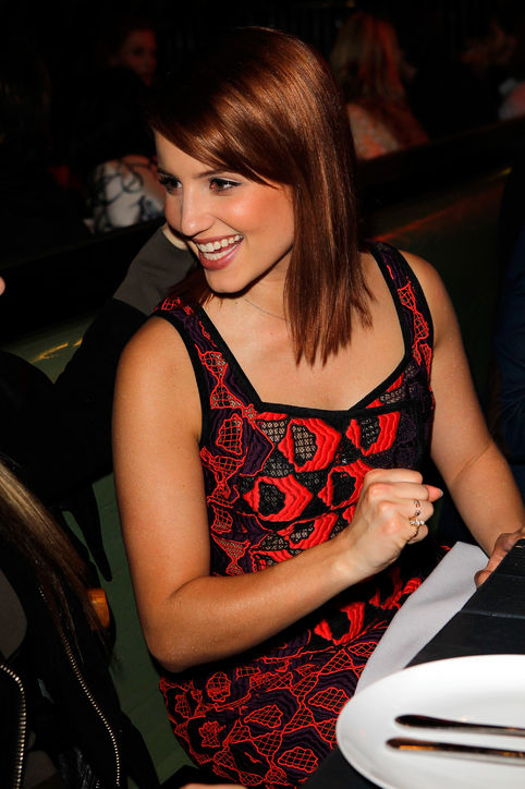 Dianna Agron’s Side-Swept Bangs