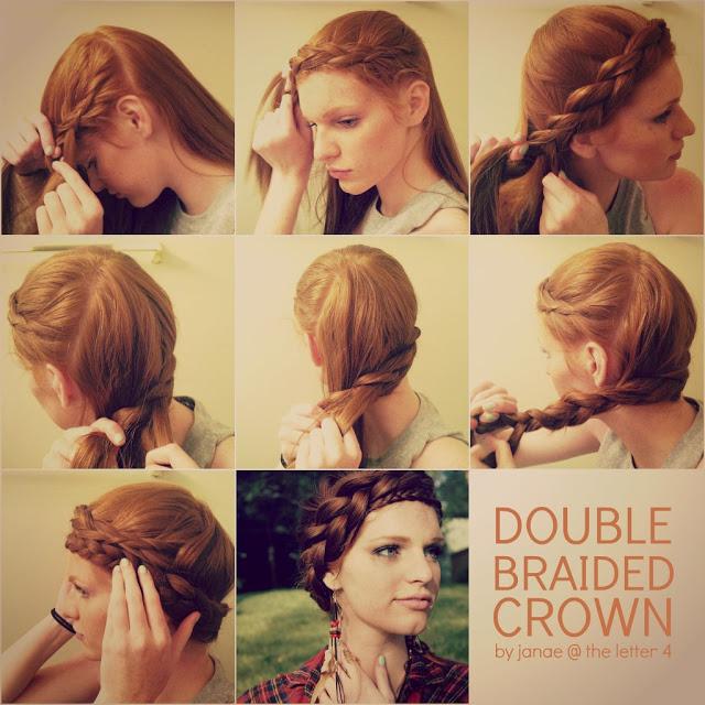Double Braided Crown Hairstyle Tutorial