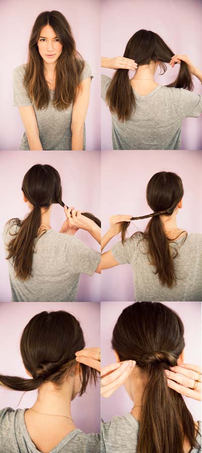 Easy Ponytail Hairstyle Tutorial