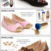 Flats with Glitter