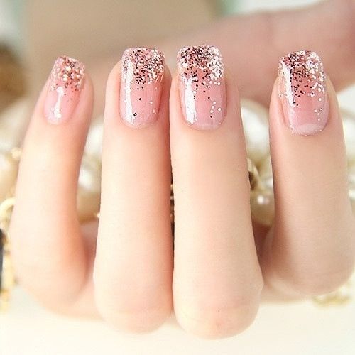 Glitter Tip Nails