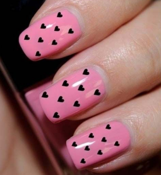 Heart Shape Nails