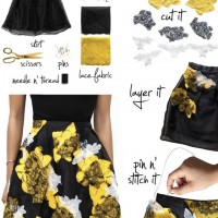 Lace Embellished Skirt