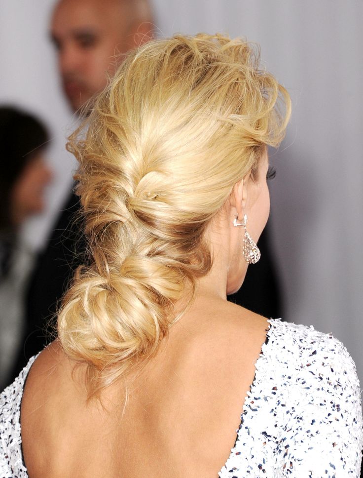 Loose Braided Hairstyle for Prom