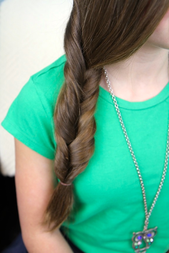 Loose Braided Hairstyle