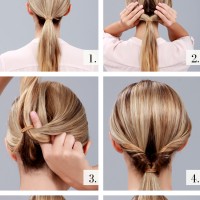 Low Rolled Bun Hairstyle Tutorial