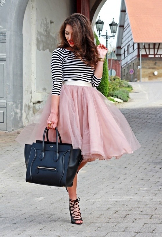 Midi Tulle Skirt Outfit