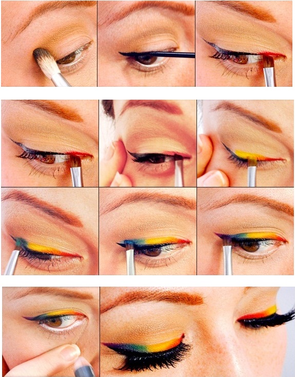 Perfect Rainbow Makeup Tutorial