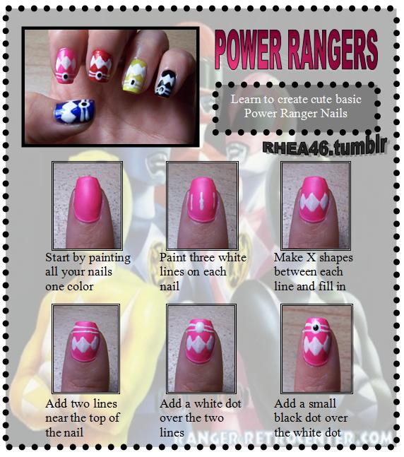 Power Ranger Nails