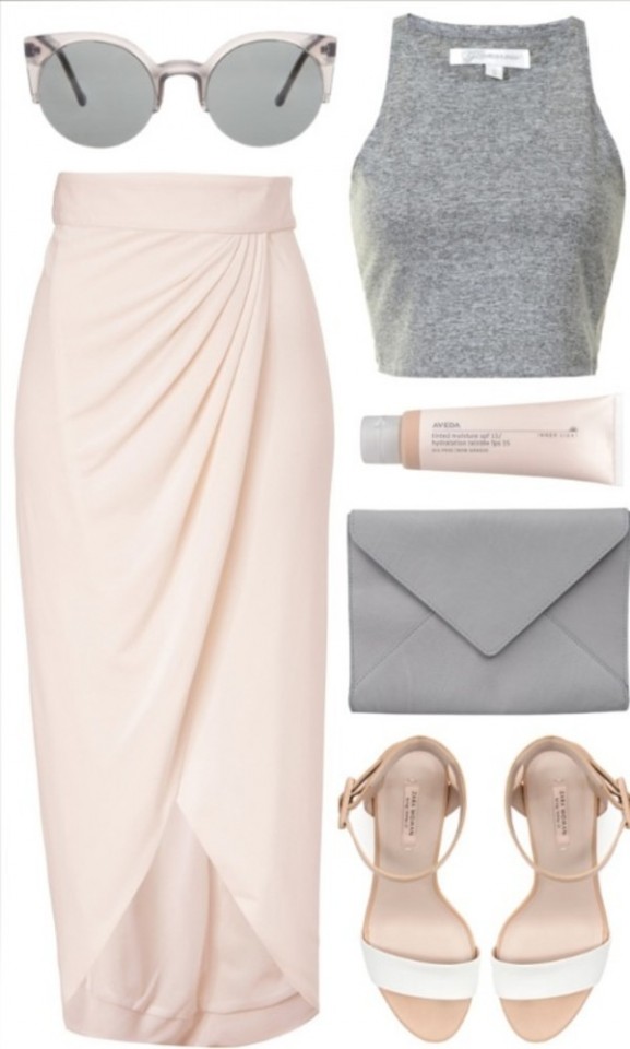 Spring Polyvore Combinations in Baby Pink: Faddish Women