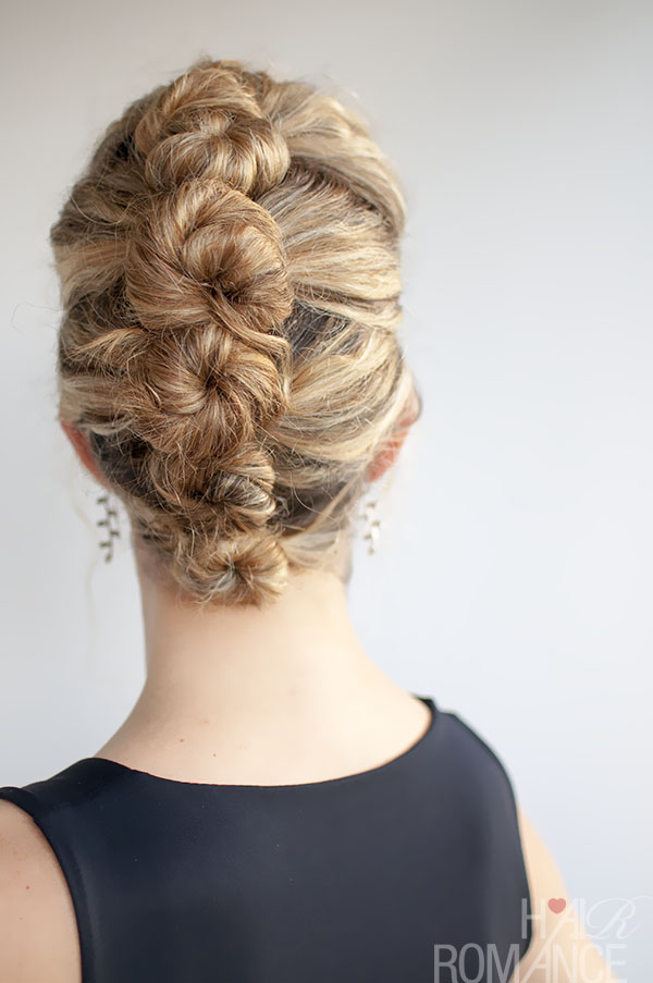 The french roll twist and pin hairstyle via