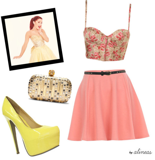 Adorable Pink Crop Top Outfit Idea