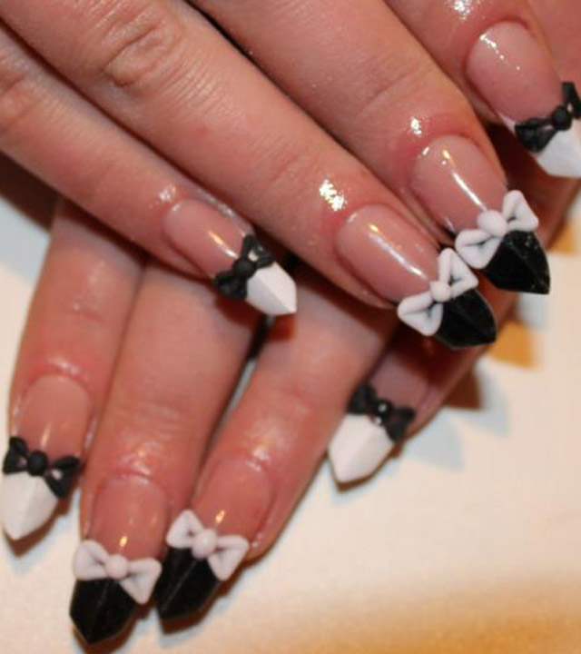 Black and White Nails for Summer Nail Designs