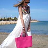 Boho Chic White Dress Outfit