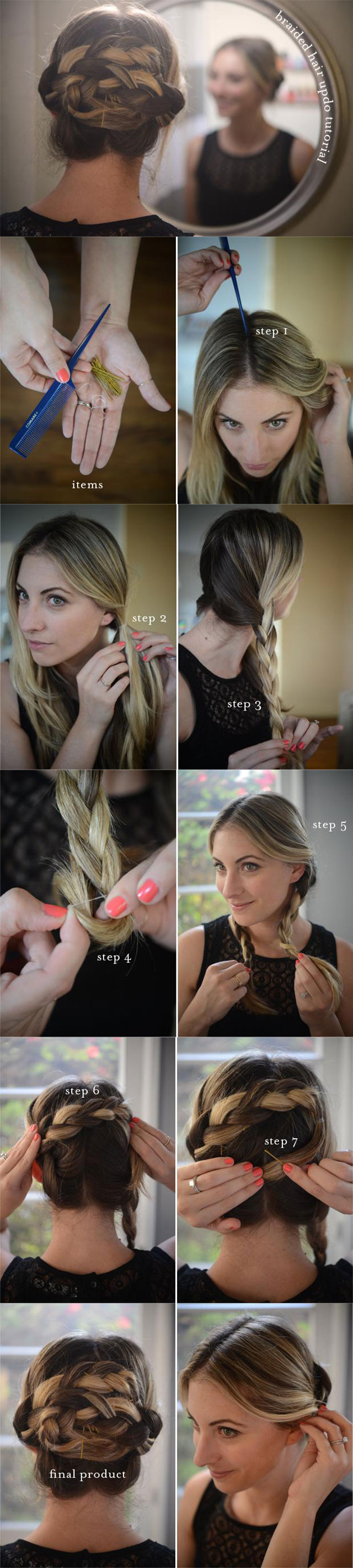 Braided Hair Updo Tutorial