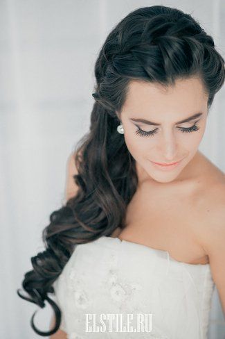 Braided Side-swept Hairstyle
