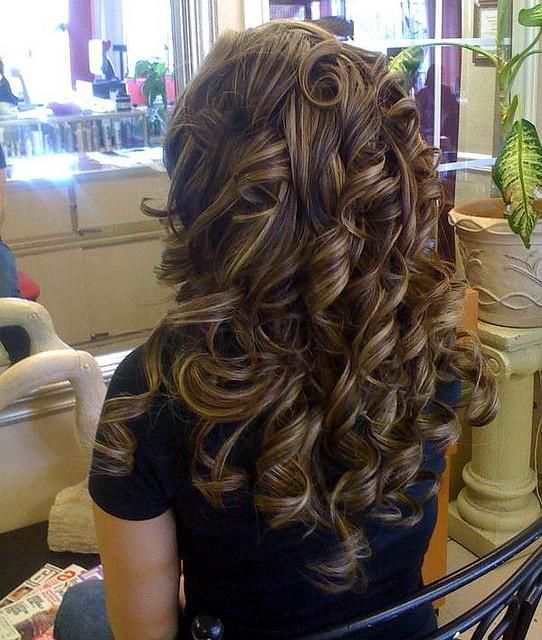 Brunette Textured Curls