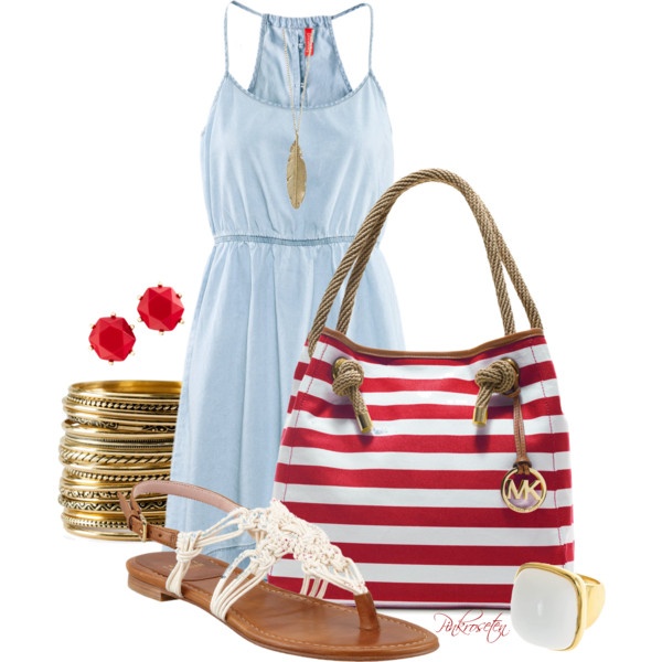 Casual-chic Dress Outfit Idea for Summer