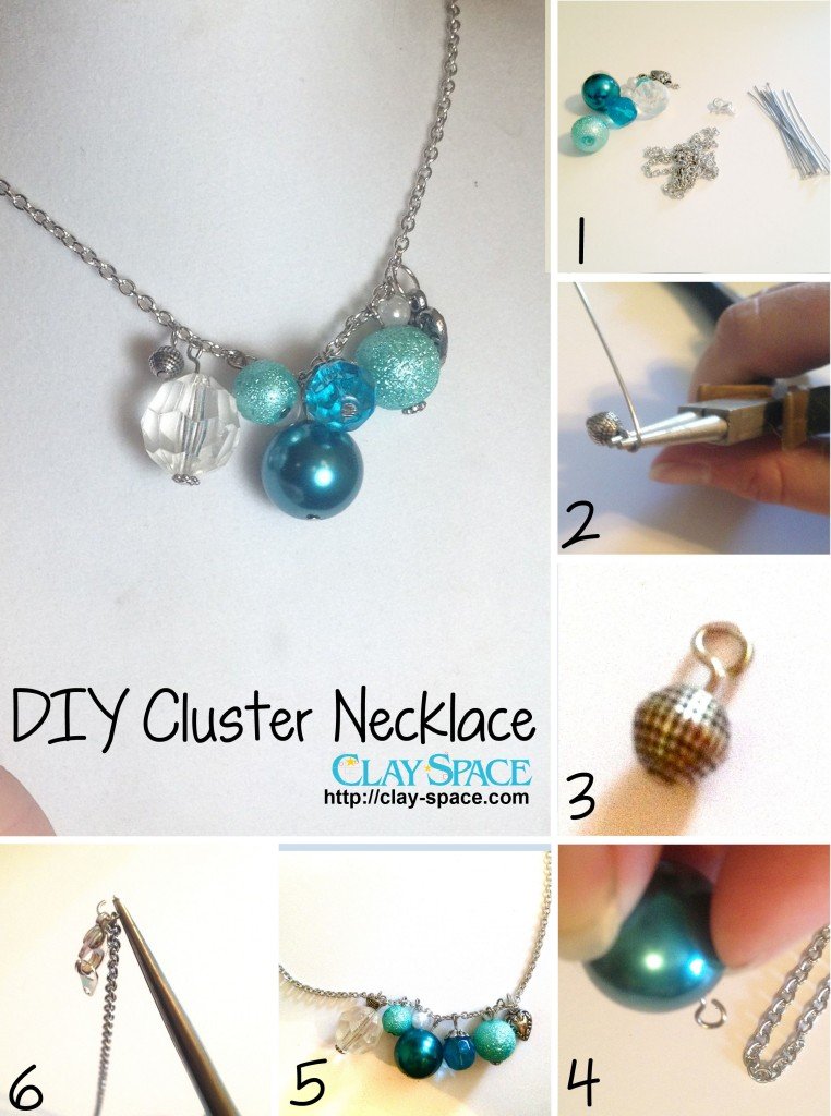 DIY Cluster Necklace Tutorial
