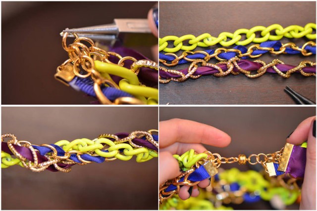 DIY Ribbon Necklace