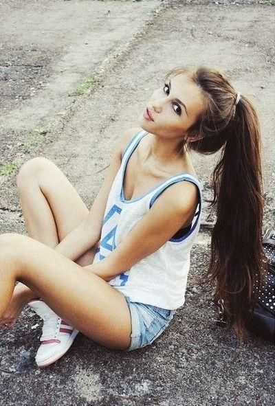 Dreamy Long Ponytail Hairstyle
