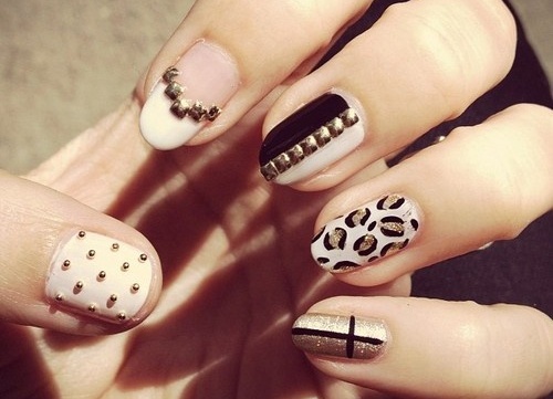 Embellished Nails and Print