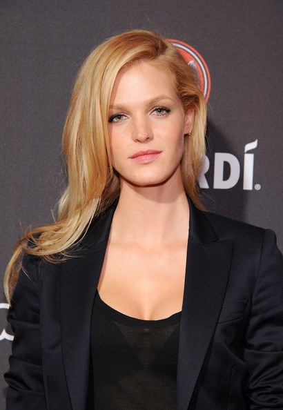 Erin Heatherton Long Side Parted Hairstyle