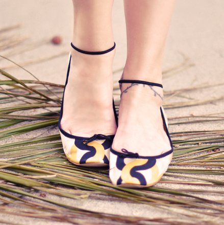 Flats with Ankle Straps