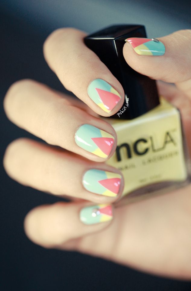 20 Color Block Nail Designs for Beginners Pretty Designs
