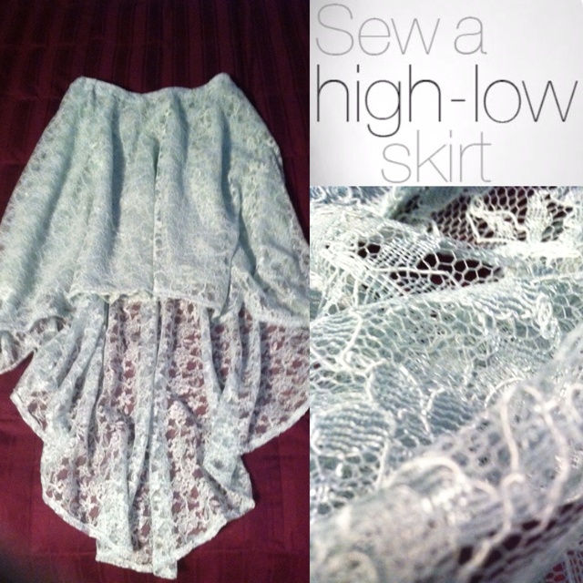 Handmade High-low Skirt