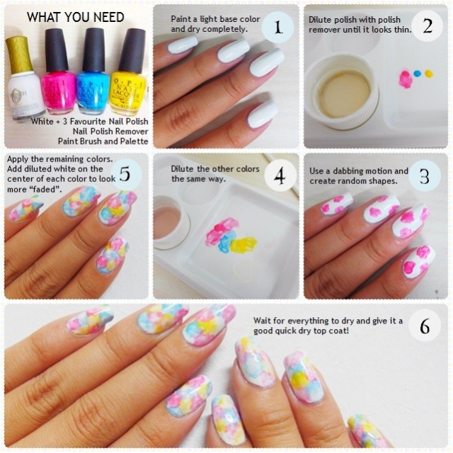 Lively and colorful nails