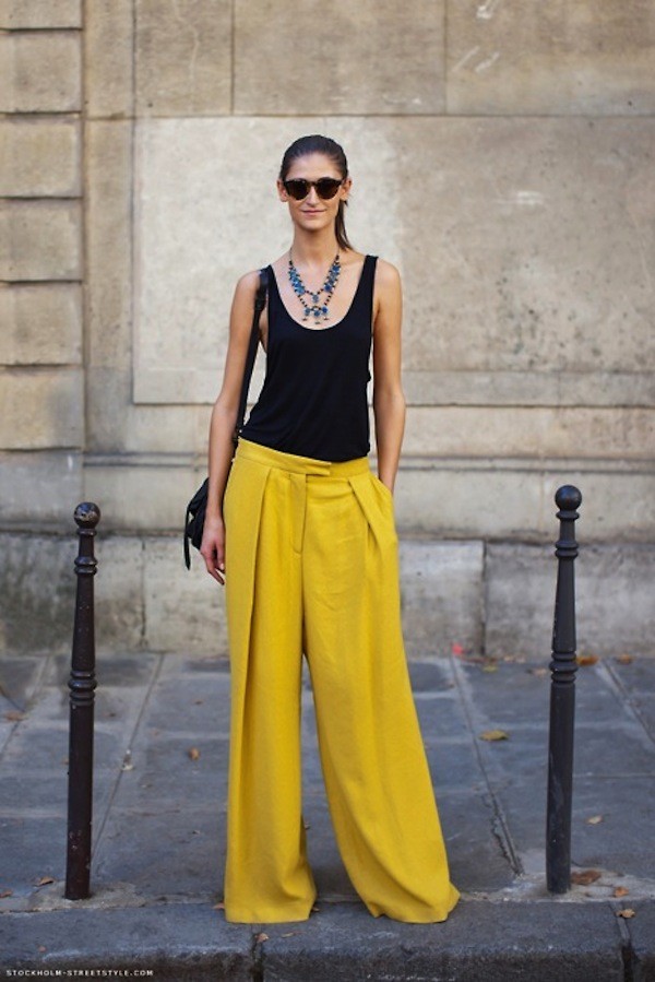 Mustard Palazzo Pants