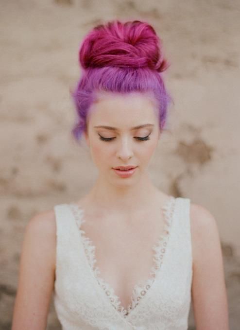 Ombre Purple Hairstyle for 2014