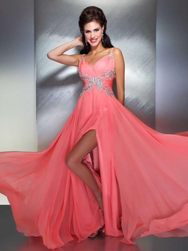 Peachy Prom Dress by Mac Duggal