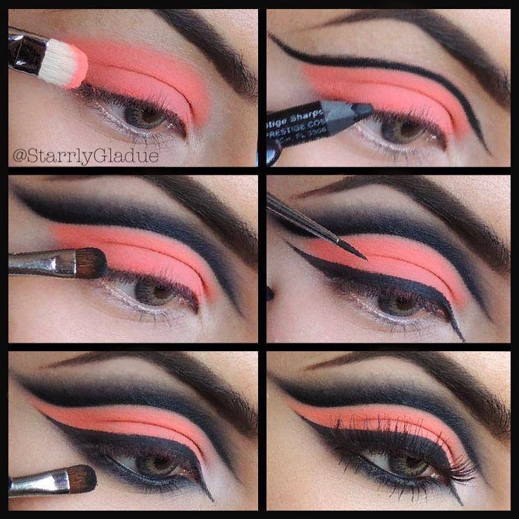 Pretty Black and Pink Makeup Tutorial