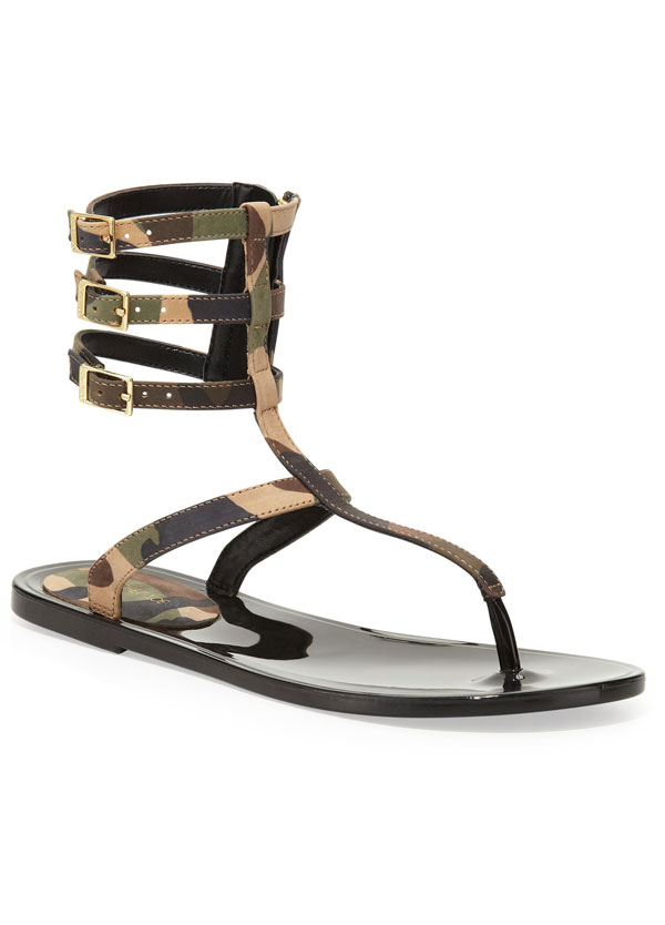 colorful gladiator sandals