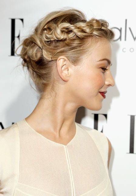 Romantic Braided Crown Hairstyle